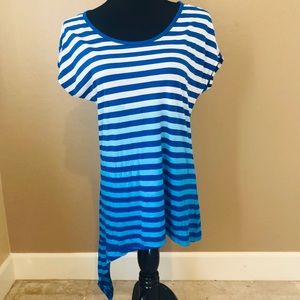 Onque Sport Striped Ombré Top (M)